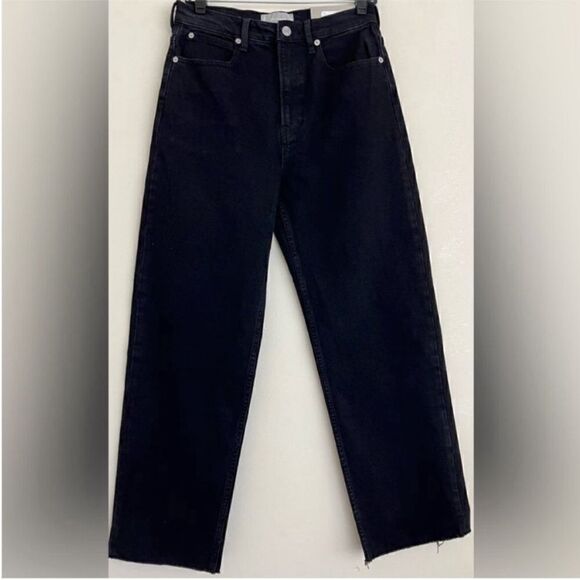 NWT Everlane Organic Cotton The Way High Jeans in
Coal Raw Hem Size 27 Short - Picture 4 of 13